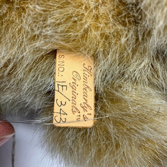 KIMBEARLYS Originals Chelsea Bear Jointed 12" Plush Resin Face Collectible 19023 - Picture 12 of 16